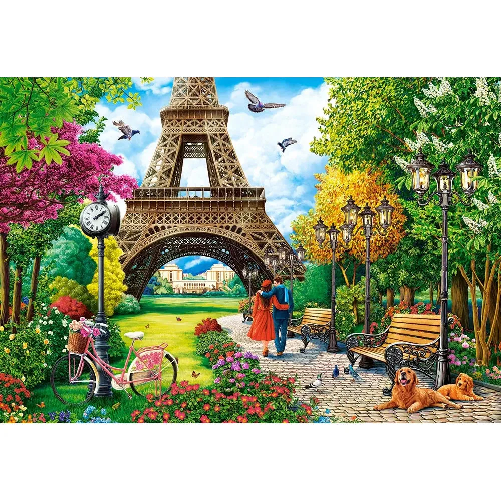 Castorland 1000-Pieces Spring In Paris Puzzle - Image 2