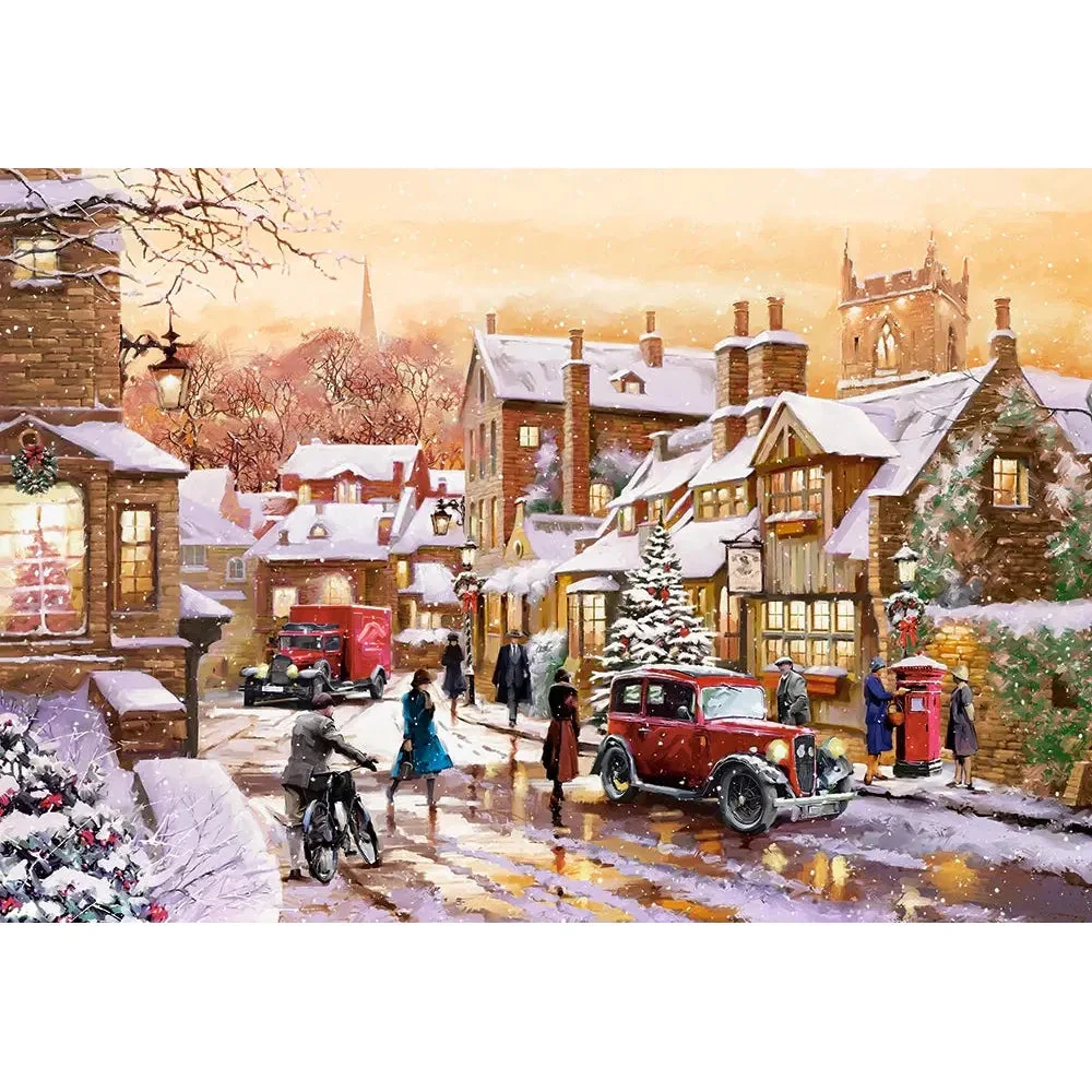 Castorland 1000-Pieces Vintage Winterland Puzzle - Image 2