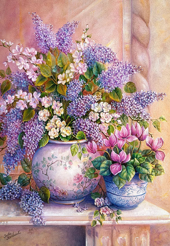 Castorland 1500-Pieces Lilac Flowers Puzzle - Image 2