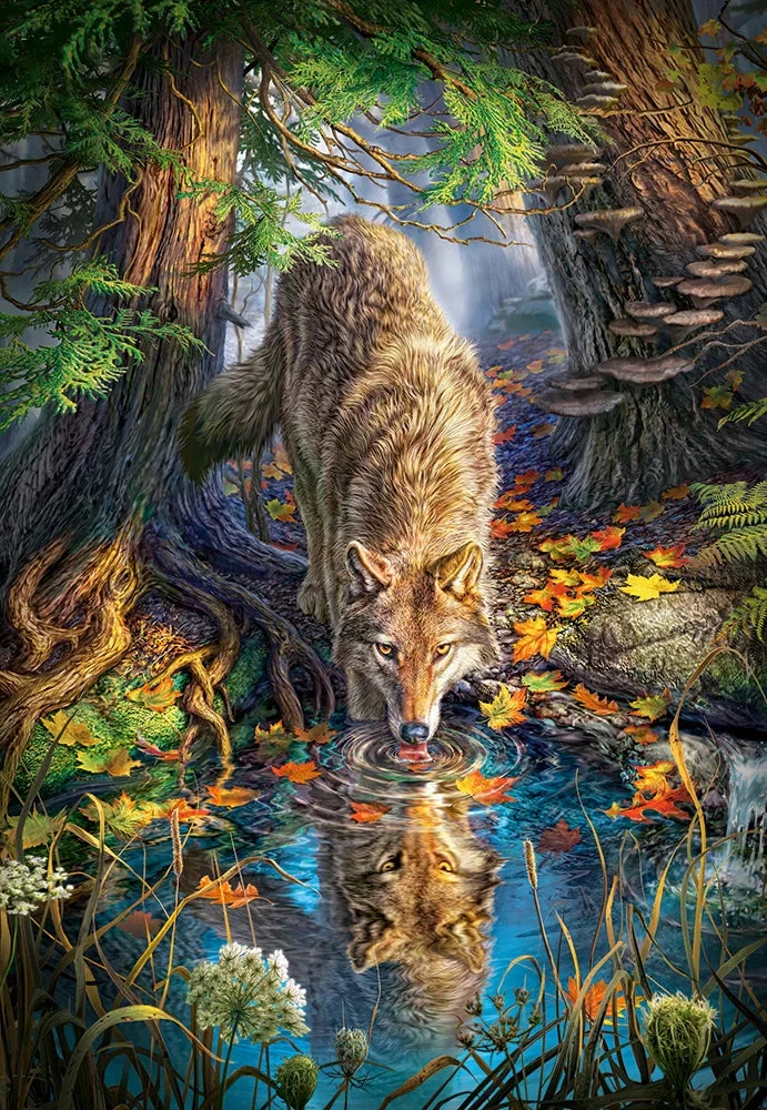 Castorland 1500-Pieces Wolf In The Wild Puzzle - Image 2