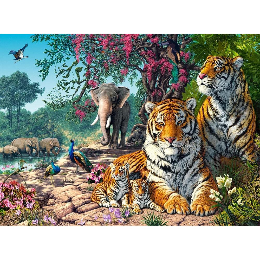 Castorland 3000-Pieces Tiger Sanctuary Puzzle - Image 2
