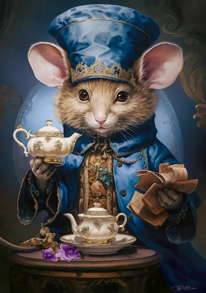 Castorland 500-Pieces Tea Time (Mouse) Puzzle - Image 2