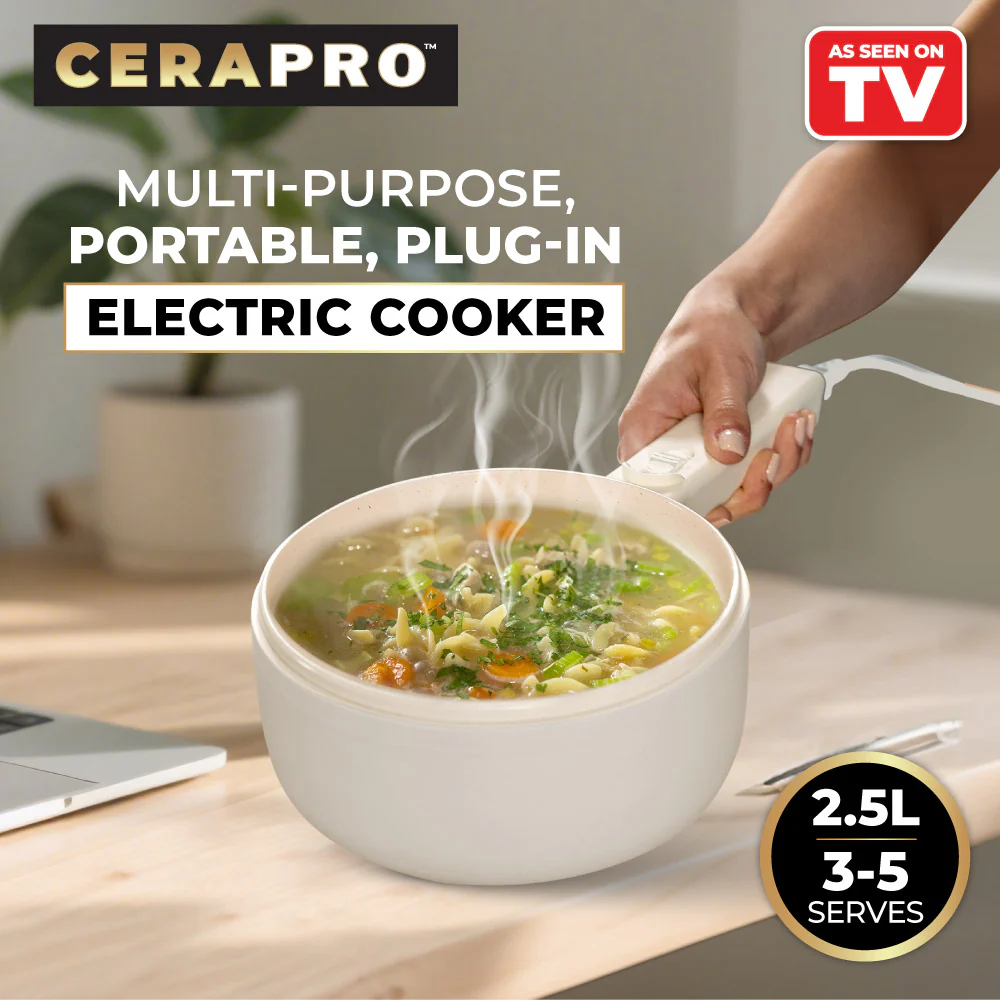 CeraPro Multi-Purpose Electric Cooker and Hot Pot 2.5L - Image 2