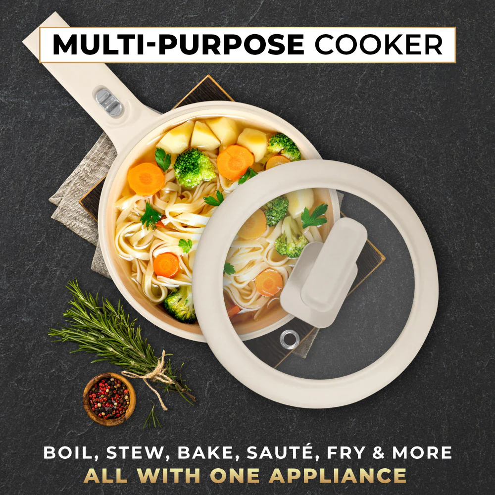CeraPro Multi-Purpose Electric Cooker and Hot Pot 2.5L - Image 6