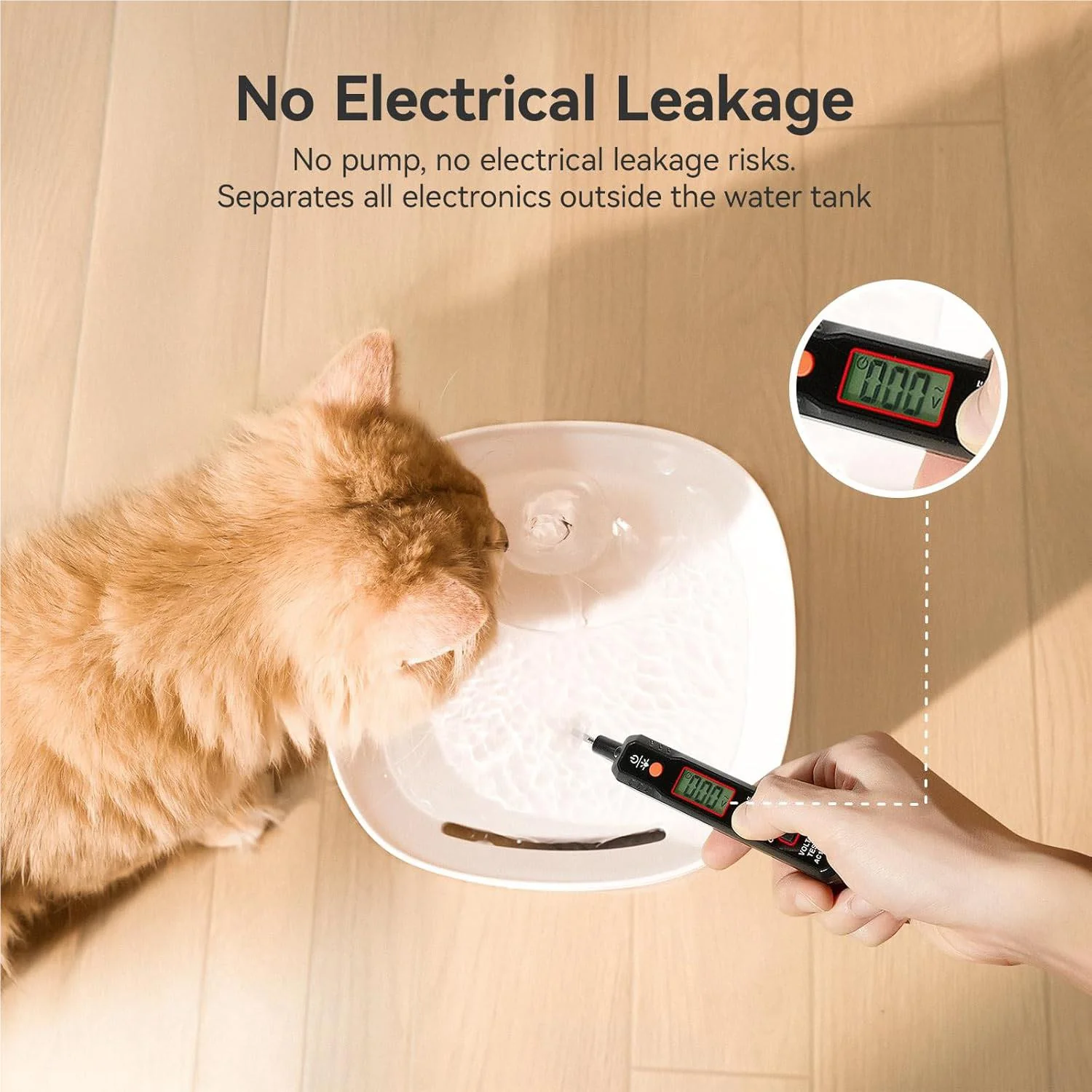Cheerble E1 Elite Pet Drinking Fountain (White) - Image 6