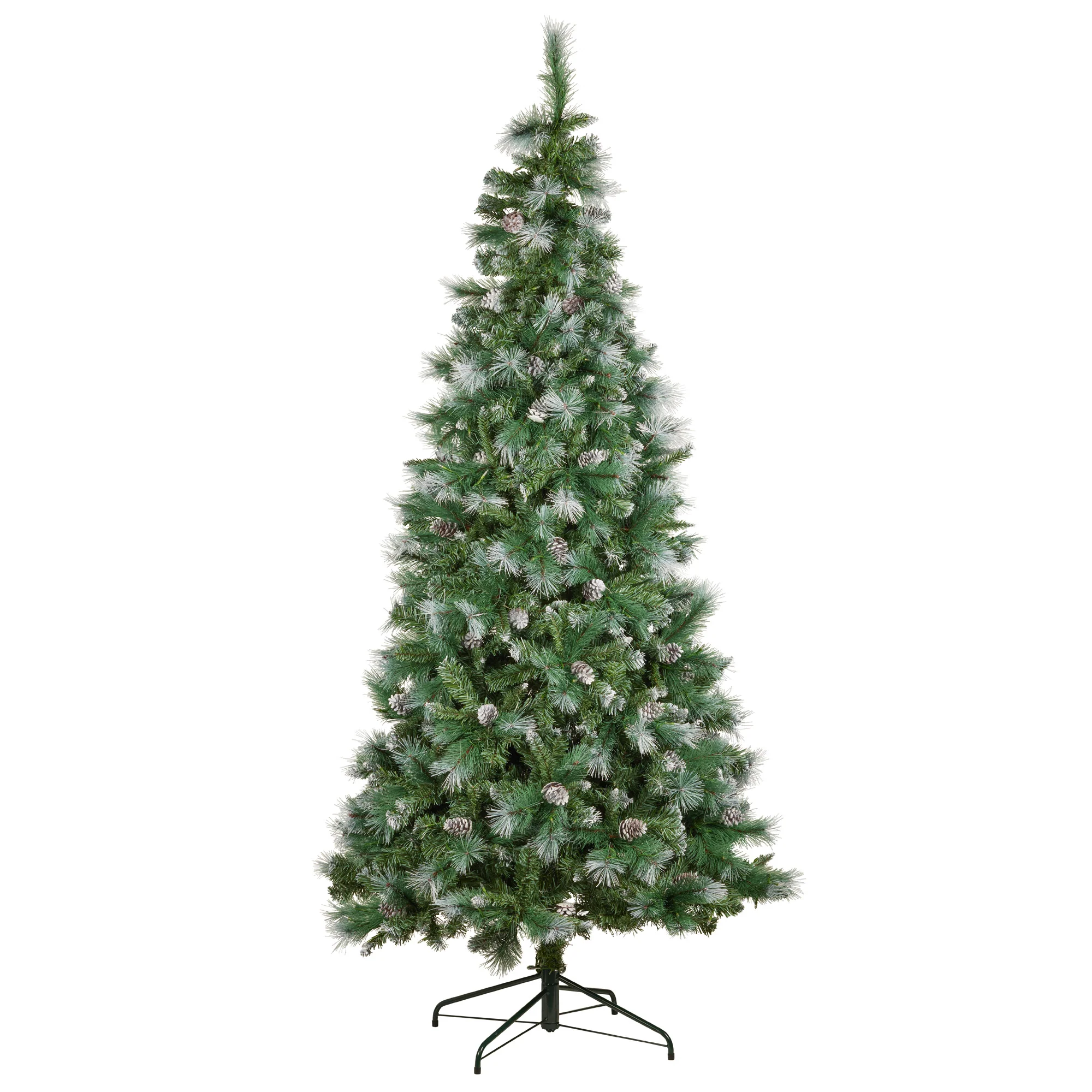 Christabelle 2.3m Bayville Pine Slim Pre-Lit Christmas Tree - Image 2