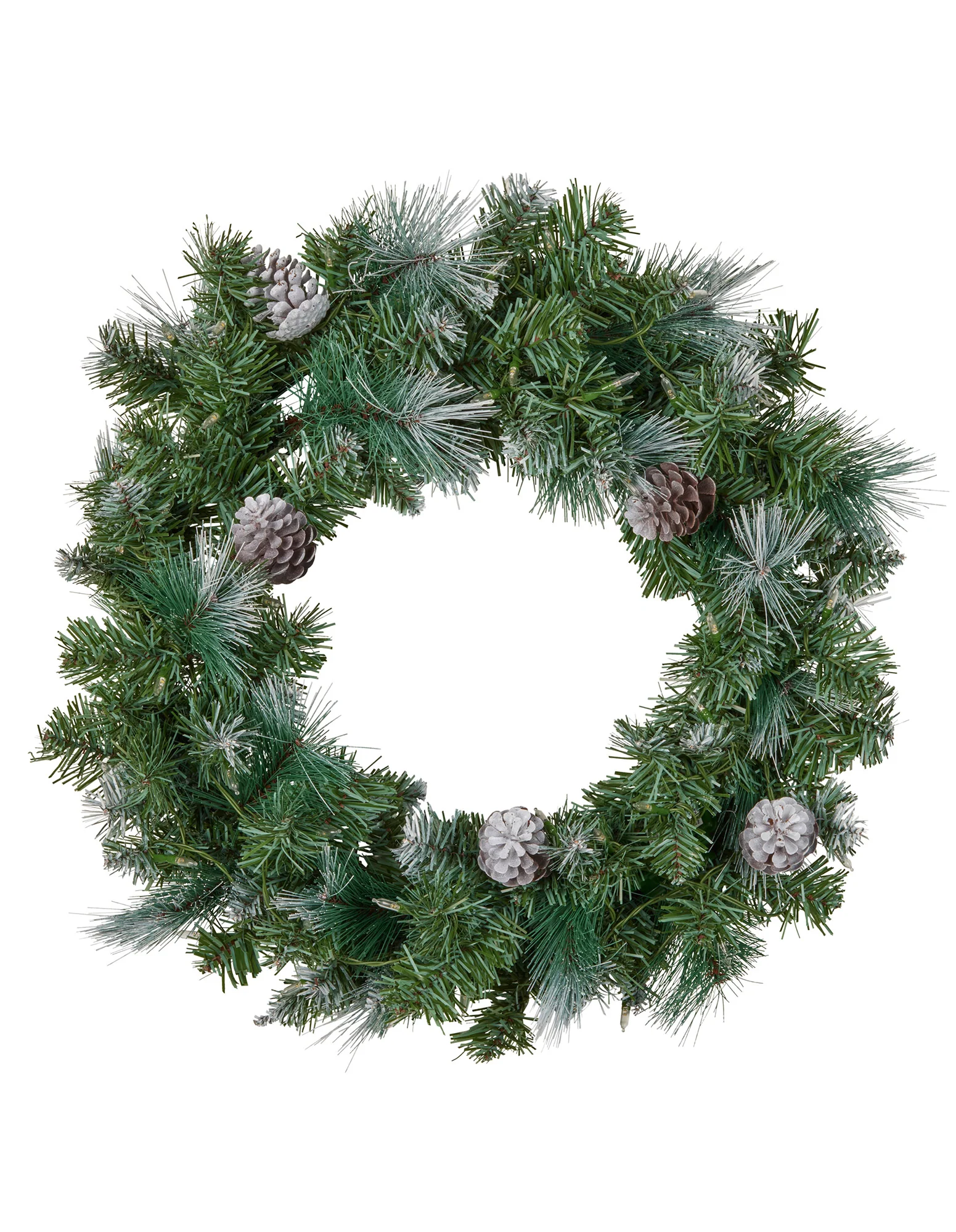Christabelle 61cm Christmas Wreath with LED Lights - Image 2