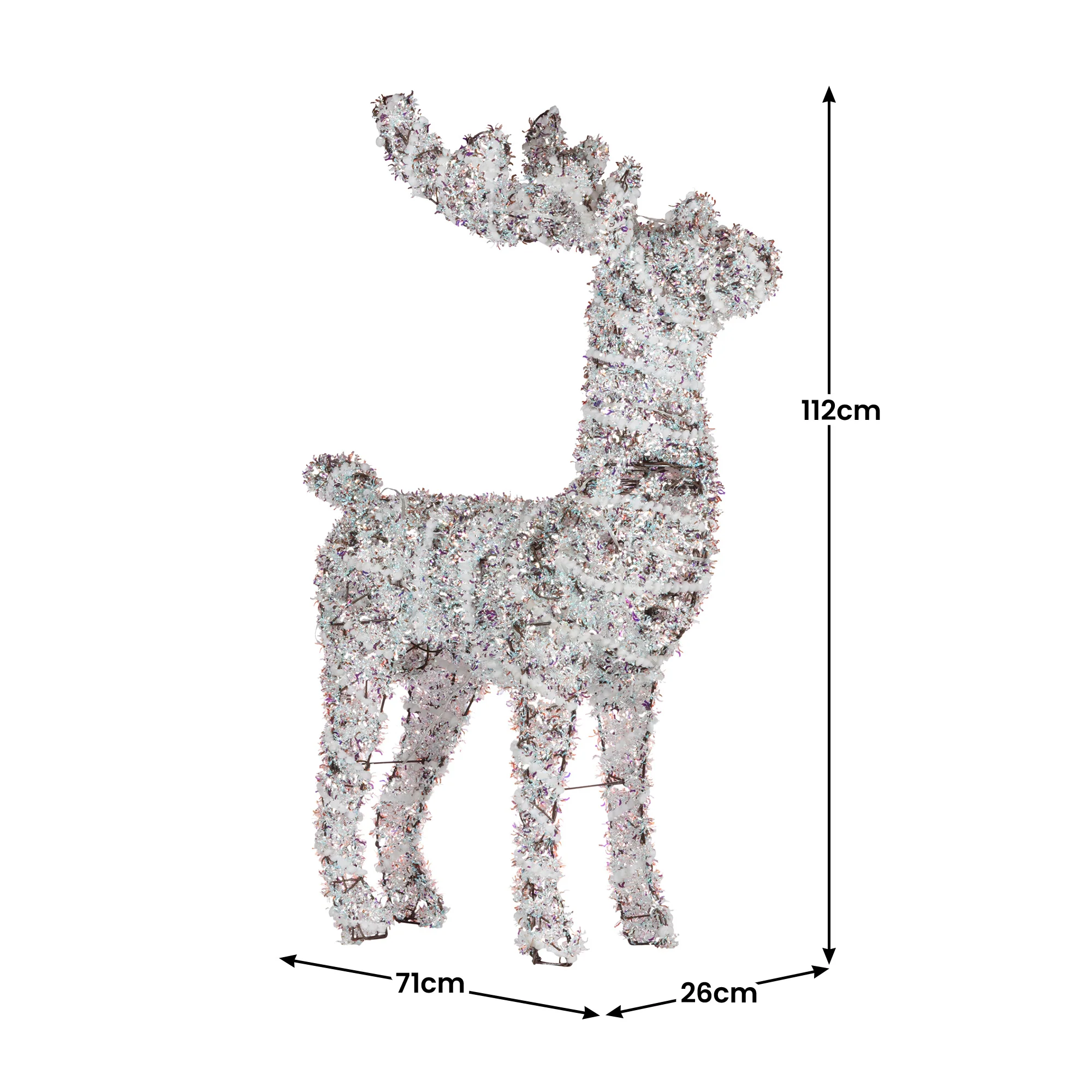 Christabelle Animated Reindeer LED Decoration 112cm - Image 3