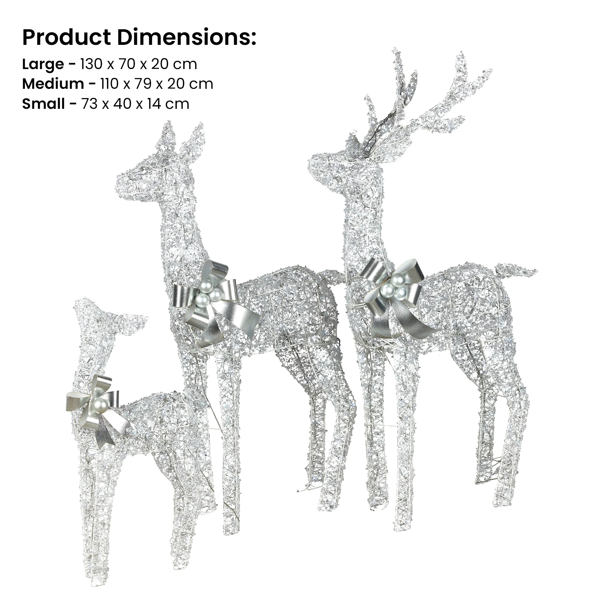 Christabelle Christmas Reindeer Display Set 3 - Image 2