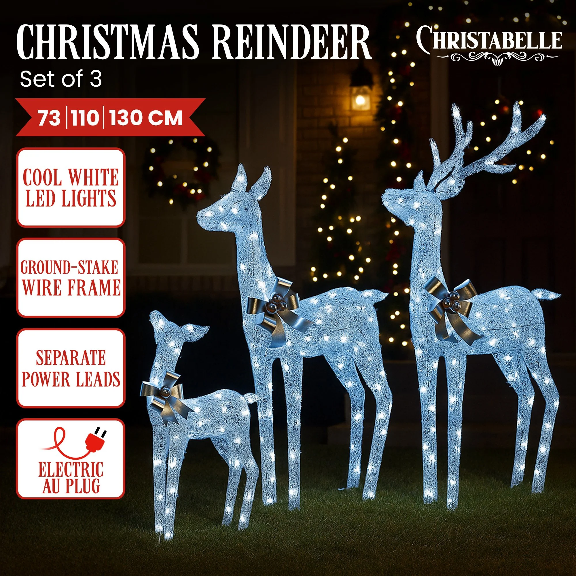 Christabelle Christmas Reindeer Display Set 3 - Image 9