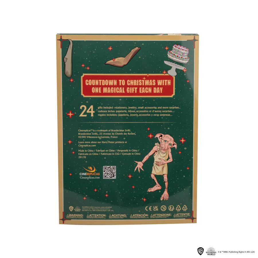 Cinereplicas Harry Potter Movie 2024 Dobby Advent Calendar Season Decoration - Image 5