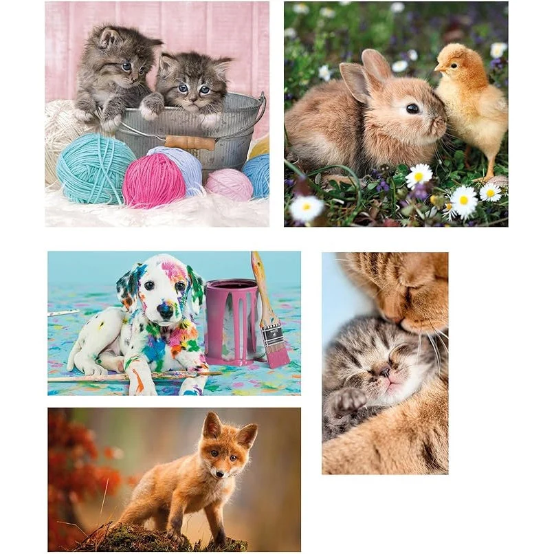 Clementoni 10 in 1 Puzzle Animal Friends - Image 4