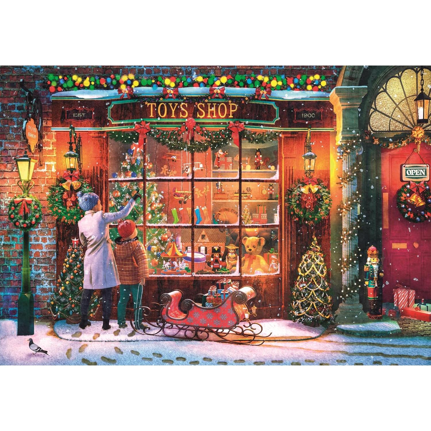 Clementoni 500-Pieces Old Toy Shop Puzzle (Compact) - Image 2