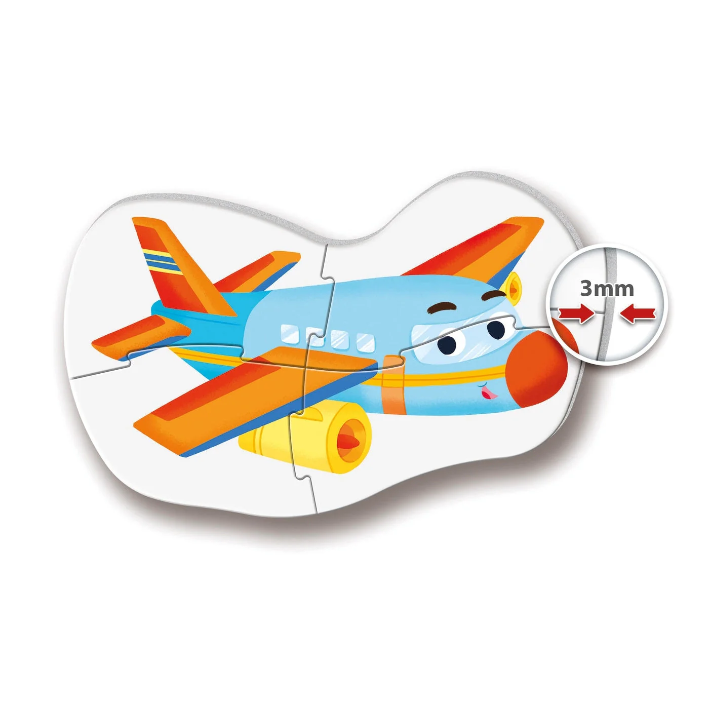 Clementoni My First Puzzles Means of Transport 4 Shaped Puzzles - Image 2