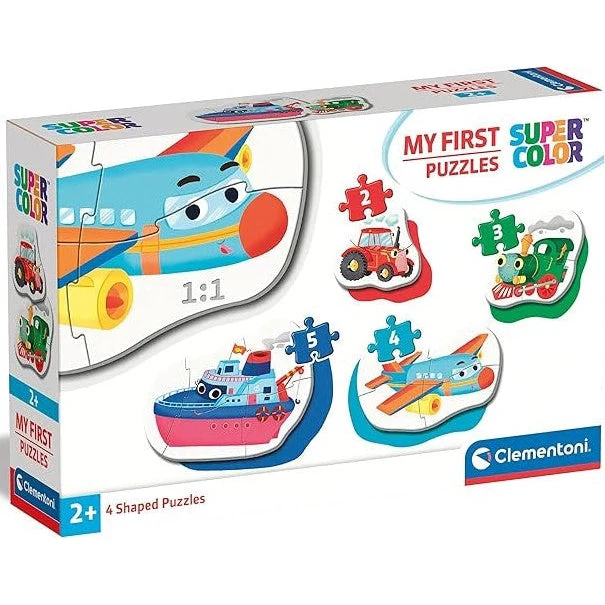 Clementoni My First Puzzles Means of Transport 4 Shaped Puzzles - Image 3