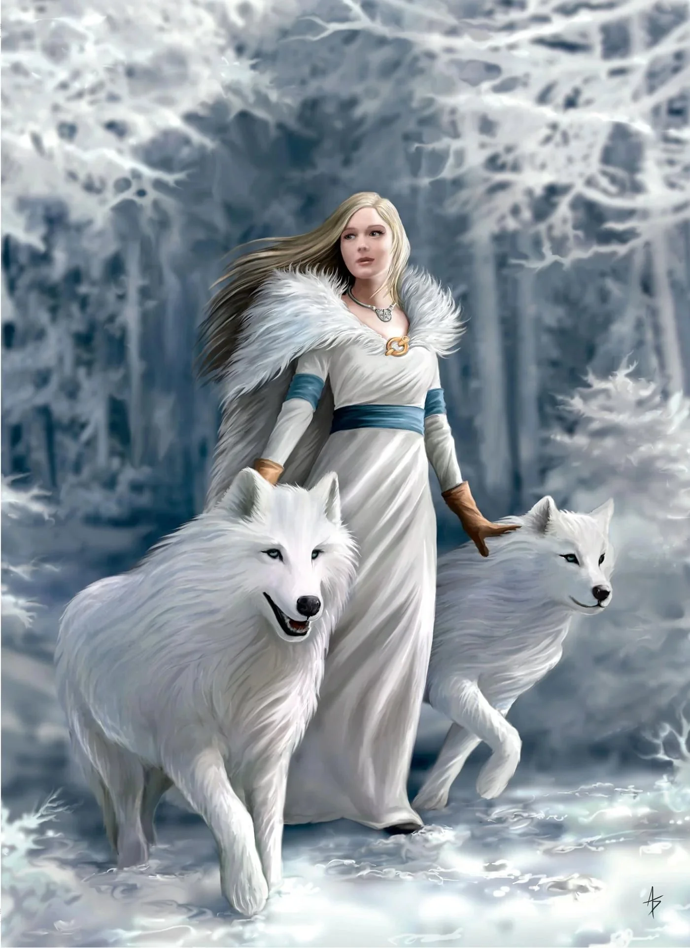 Clementoni Puzzle Anne Stokes Winter Guardians 1,000 Pieces - Image 2