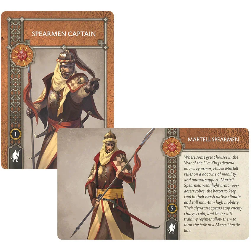 Cmon A Song of Ice and Fire Tabletop Miniatures Game - Martell Spearmen - Image 3
