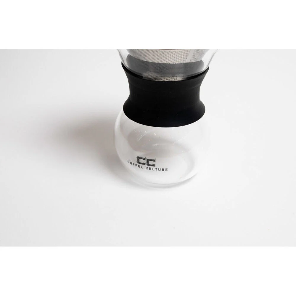 Coffee Culture 400ml Pour Over Coffee Maker Glass Jug Dripper with Filter - Image 3