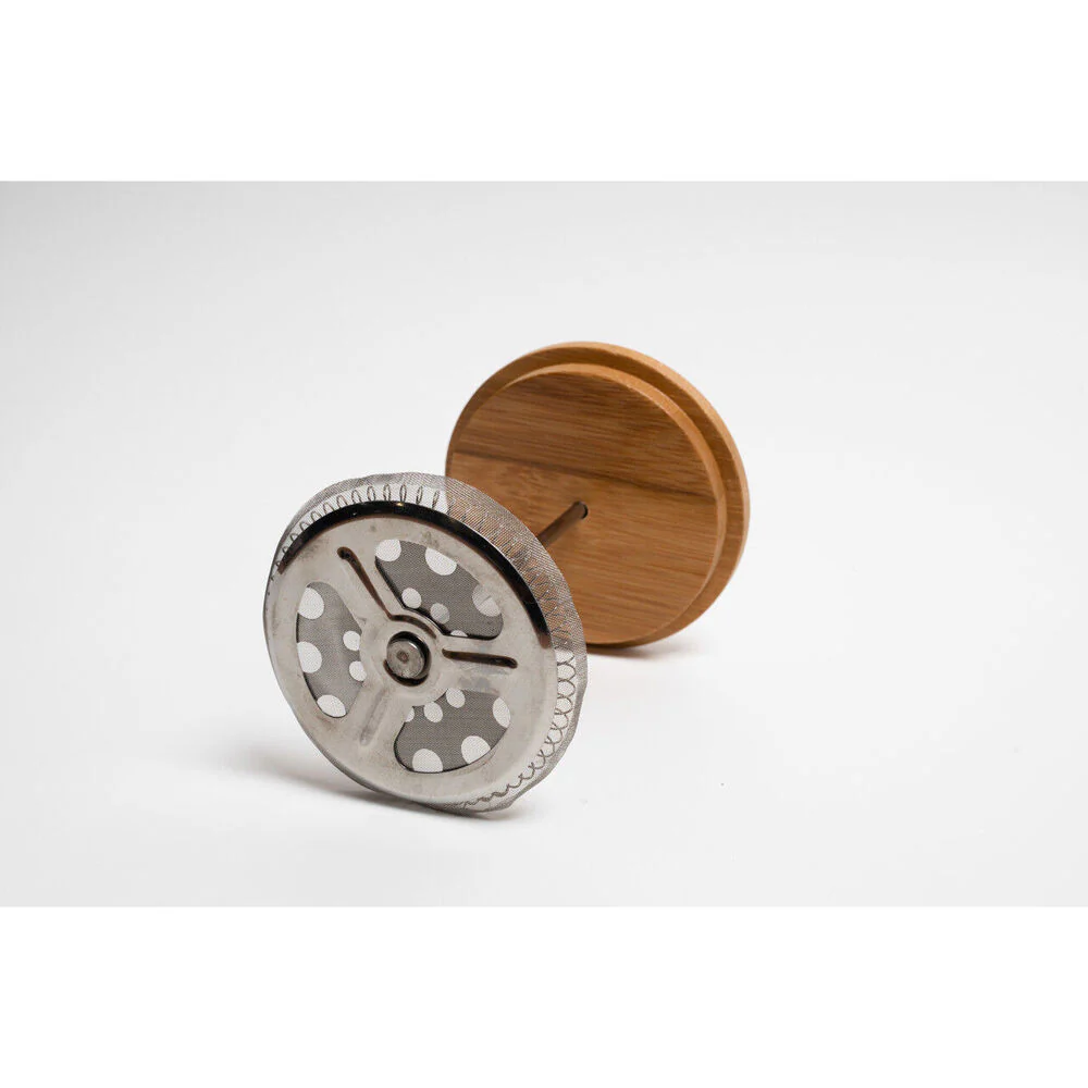 Coffee Culture Bamboo/Glass French Travel Compact Tea/Coffee 1L Press/Plunger - Image 3