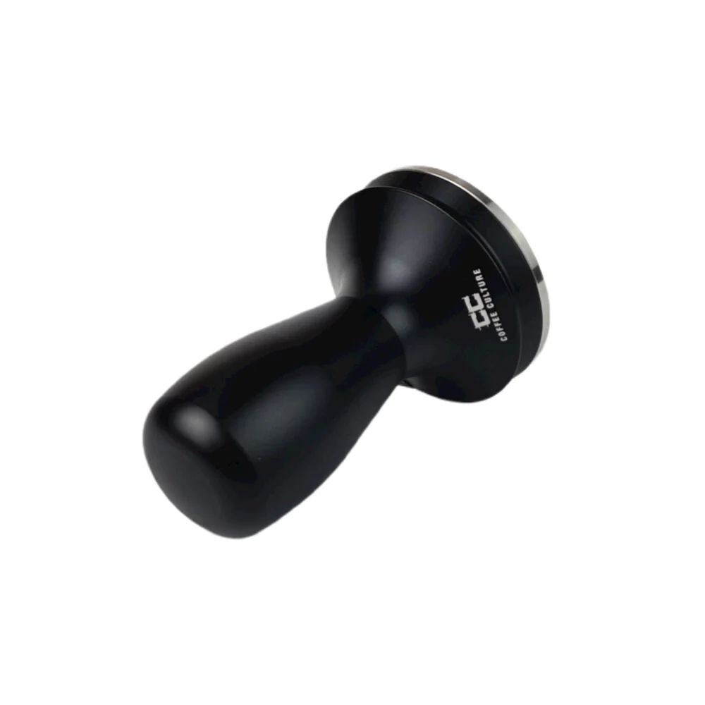 Coffee Culture Stainless Steel Coffee Tamper 58mm Flat Base (Matte Black) - Image 3