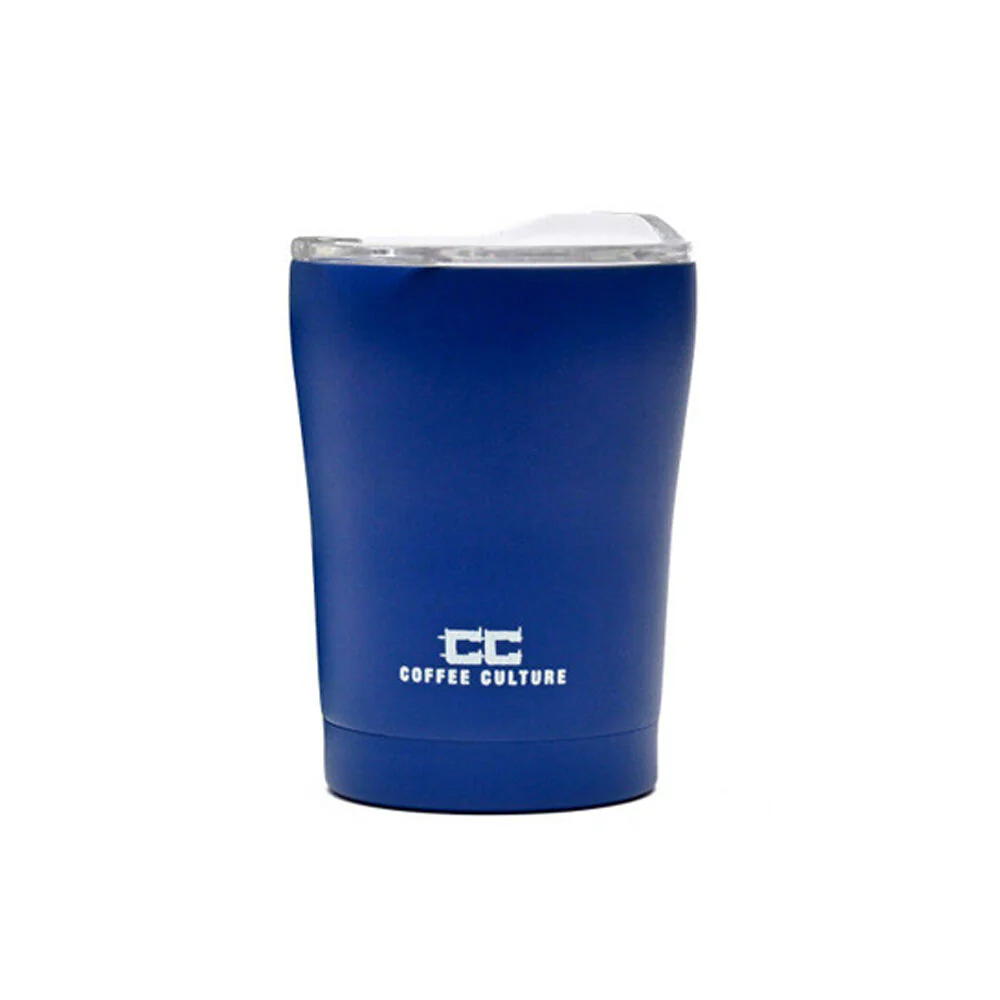 Coffee Culture Stainless Steel Double Wall 350ml Travel Cup (Prussian Blue)