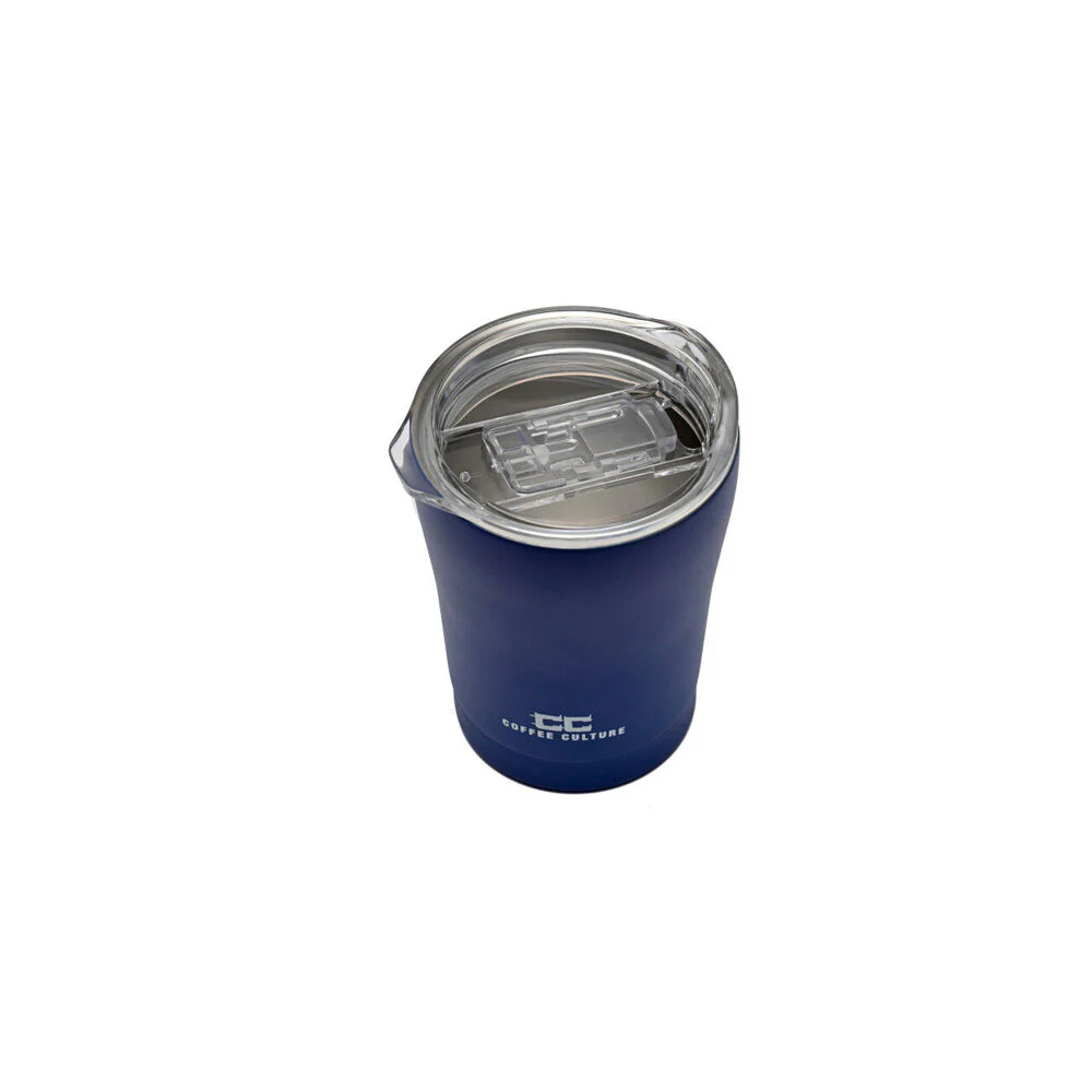 Coffee Culture Stainless Steel Double Wall 350ml Travel Cup (Prussian Blue) - Image 2