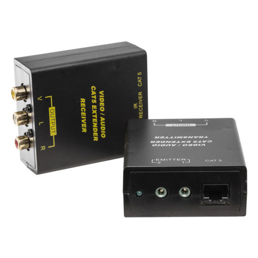 Composite Rca Video/Audio Cat5 Extender with IR Extender Kit - Image 5
