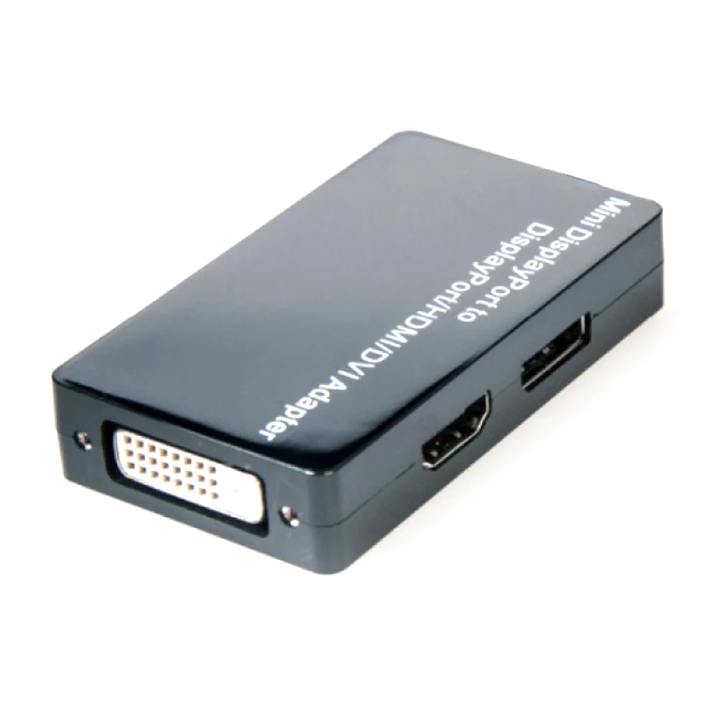 Connect Cable 3in1 Male Mini DisplayPort to DP HDMI/DVI Female Adapter (Black) - Image 3