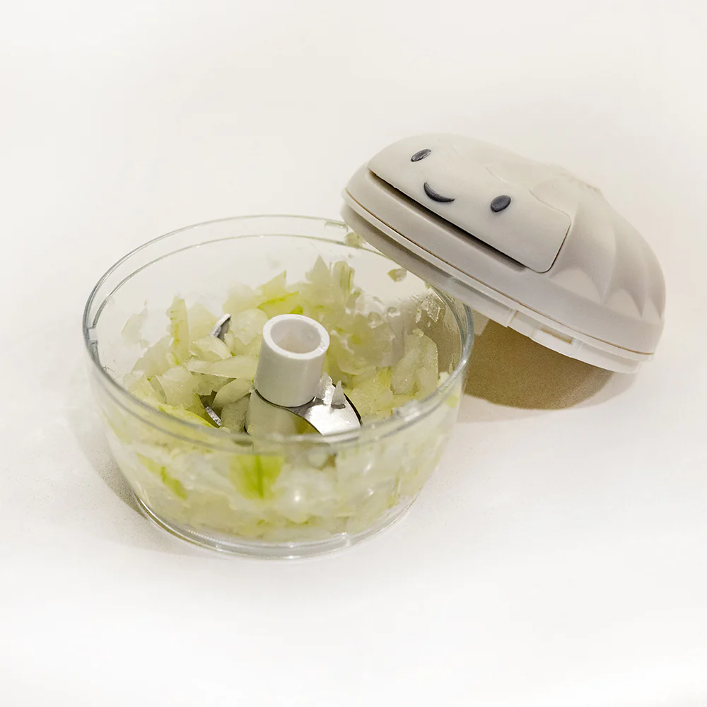 Cook Easy Food Chopper and Dicer Easy Pull Cutter (Cream) - Image 2