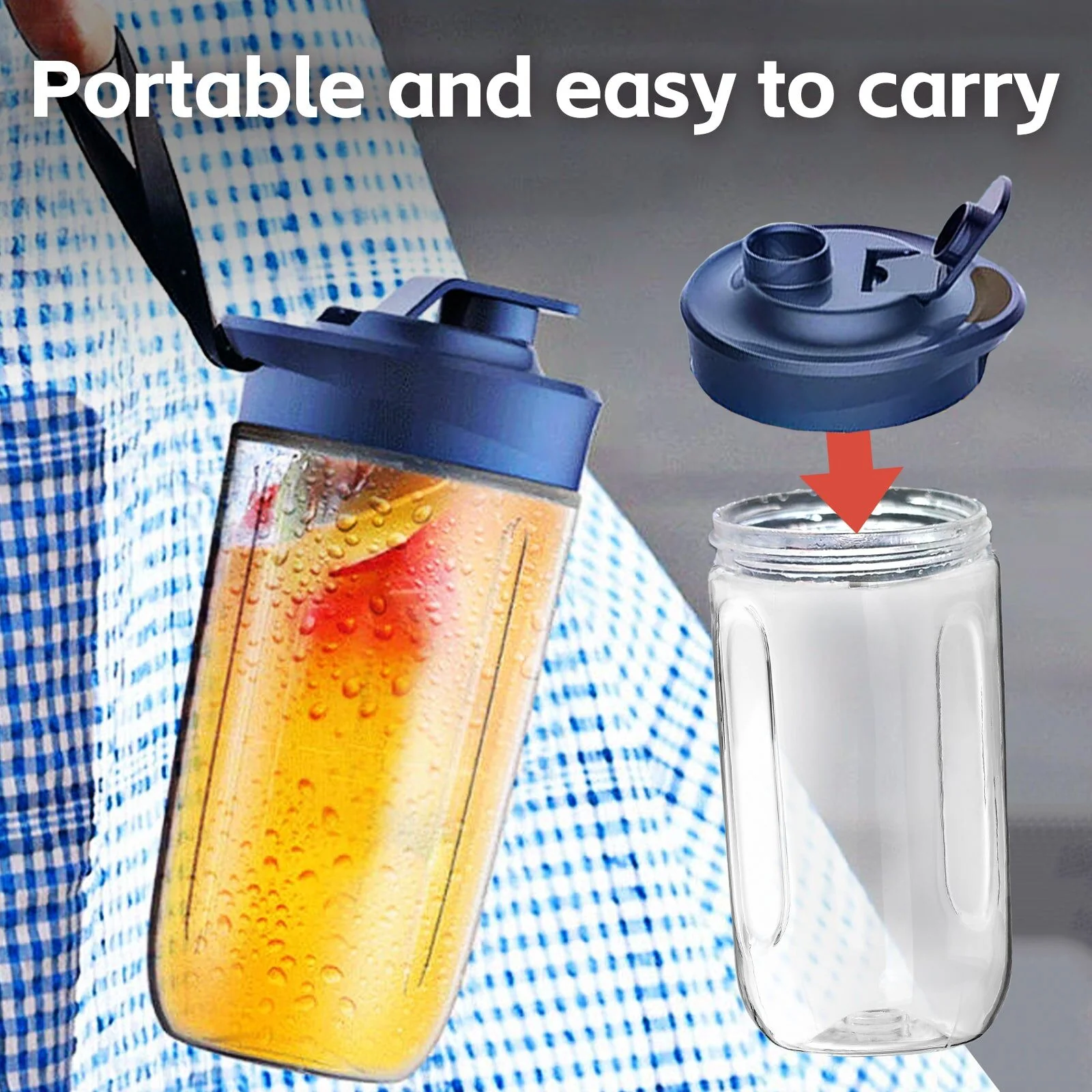 Cook Easy Portable Smoothie Juicer Blender 400ml - Image 2
