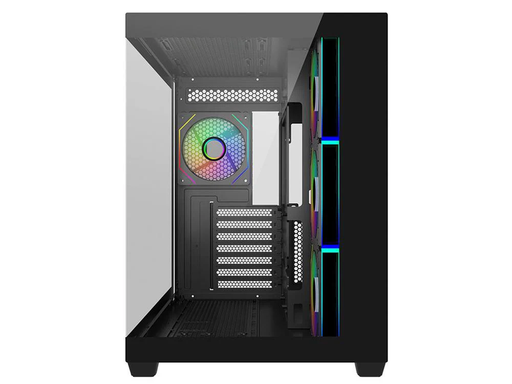 Cooler Master Elite 681 Dual-Chamber ATX Case - Black - Image 2