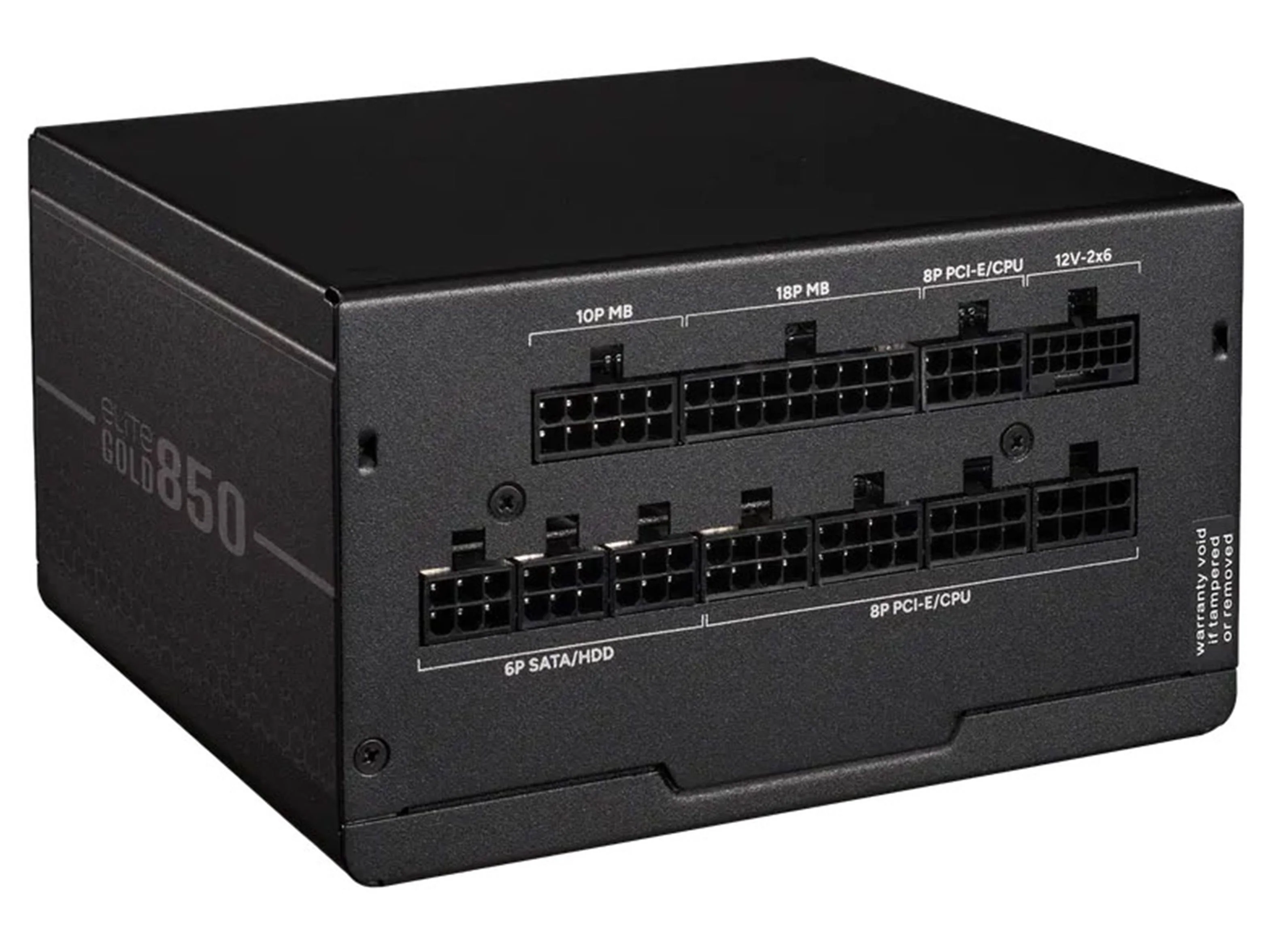 Cooler Master Elite Gold 850W 80+ Gold Fully Modular ATX 3.1 Power Supply - Black - Image 2