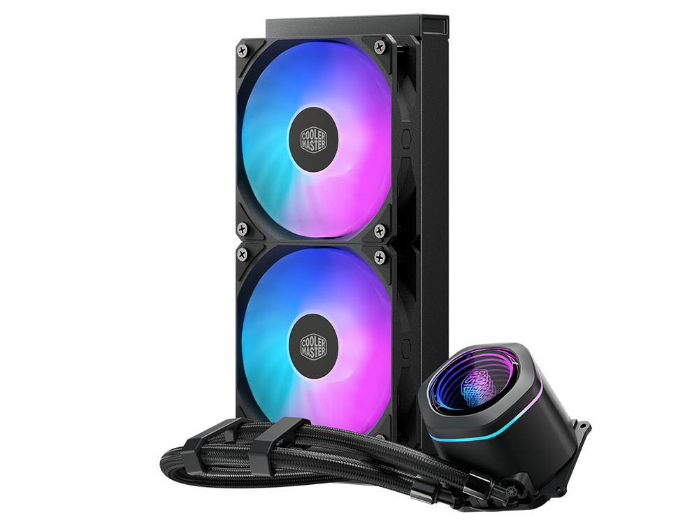 Cooler Master MasterLiquid Core Nex 240 ARGB All-in-One Cooler - Black - Image 2
