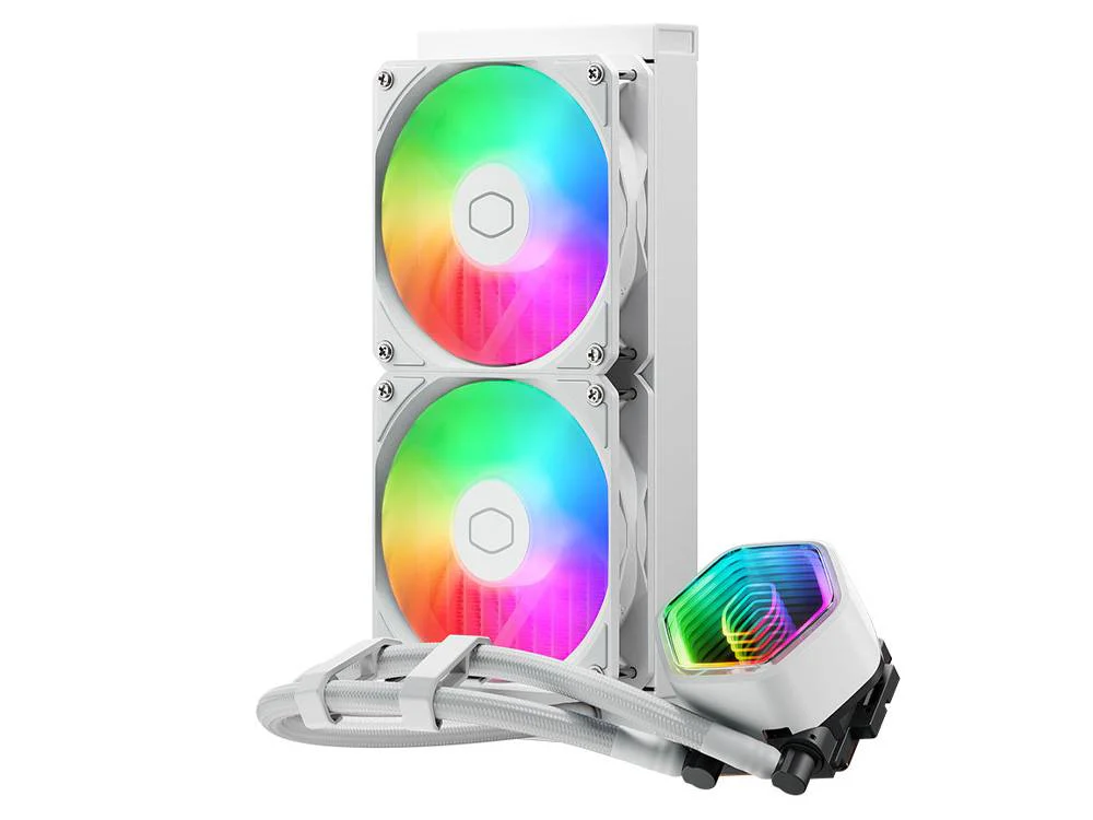 Cooler Master MasterLiquid ML240L Core II ARGB CPU Cooler (White) - Image 2