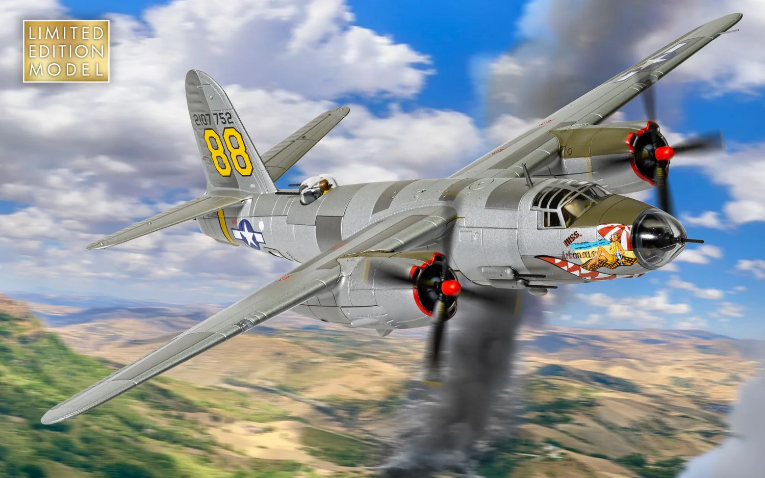 Corgi 1/72 Martin B-26C-45-MO Marauder 'Miss Arkansas' - Image 5