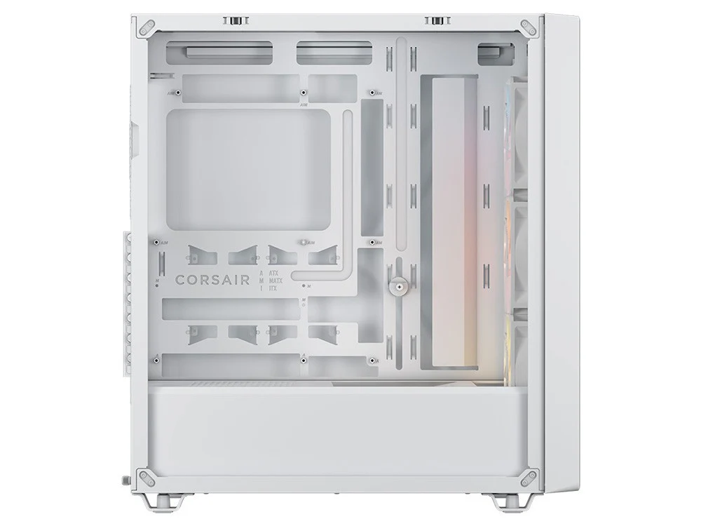 Corsair 3200D RS ARGB Tempered Glass Mid-Tower Case (White) - Image 2