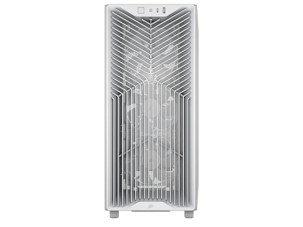 Corsair 3200D RS Tempered Glass Mid-Tower Case (White) - Image 3