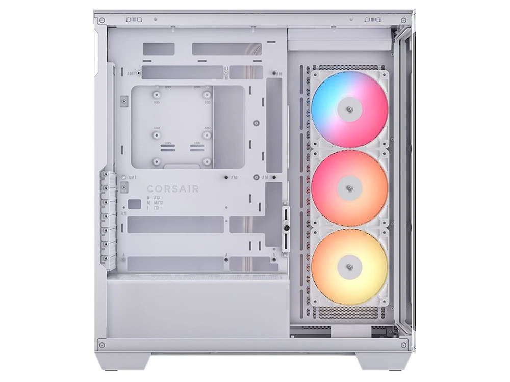 Corsair 3500X RS-R ARGB Tempered Glass Mid-Tower Case - White - Image 2