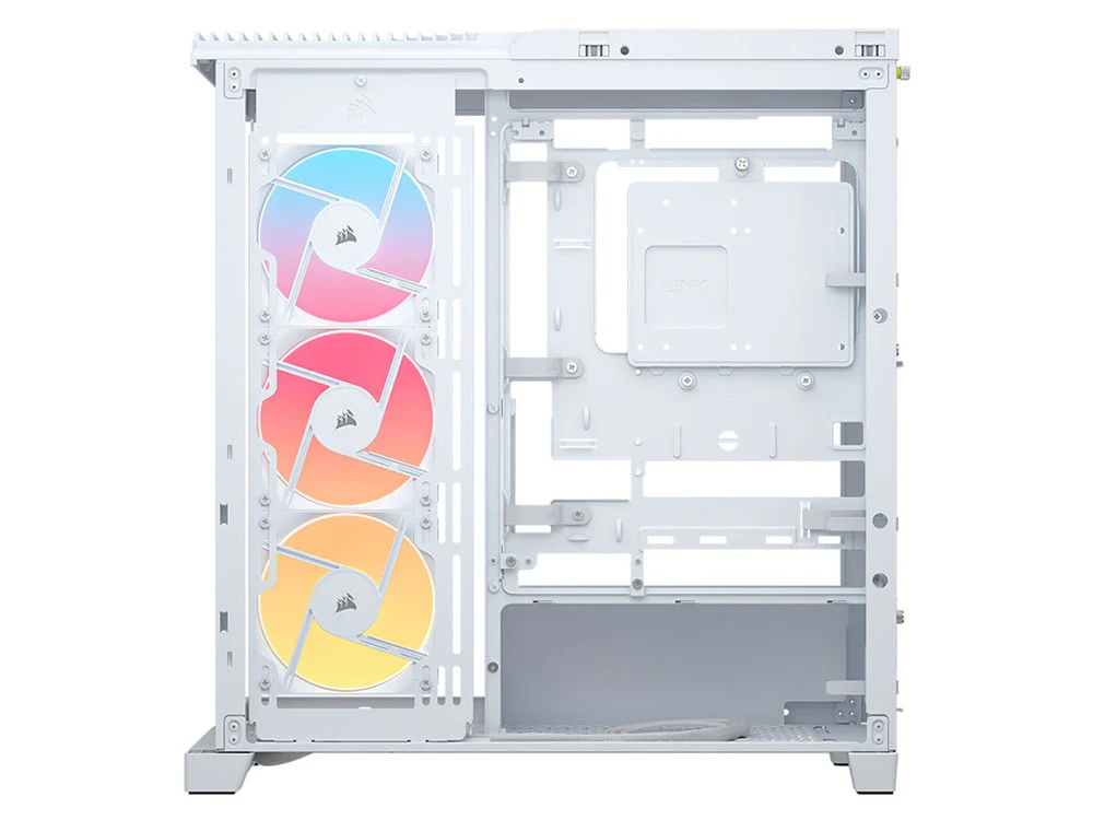 Corsair FRAME 4500X RS-R ARGB Panoramic Glass Mid-Tower Case - White - Image 4