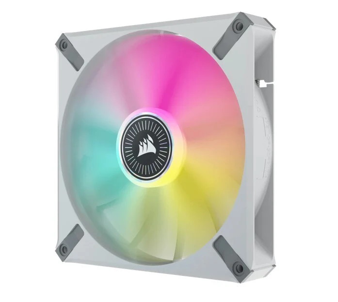 Corsair iCUE 140mm ML140 RGB ELITE Premium Fan 2-pack (White) - Image 2