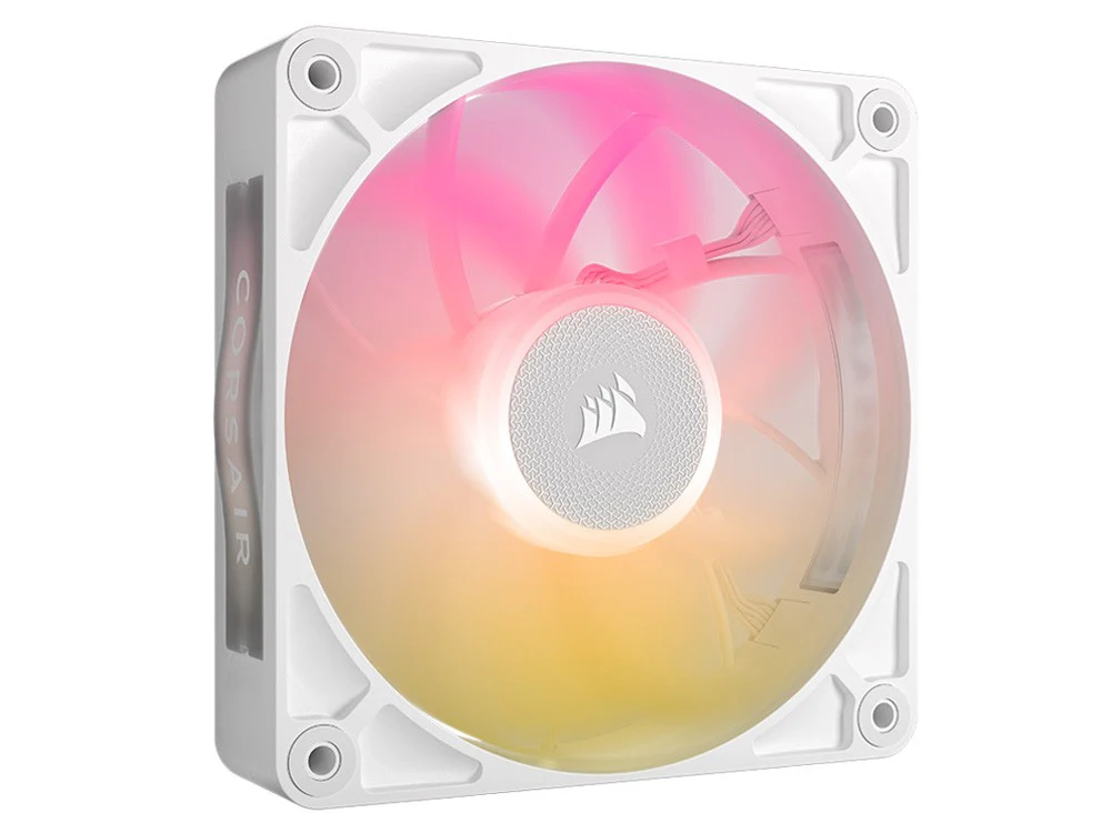 Corsair iCUE LINK RX120 MAX RGB 120mm PWM Thick Fans - White (3-Pack) - Image 2