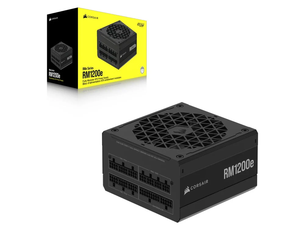 Corsair RM1200e 1200W 80+ Gold Low-Noise Fully Modular ATX Power Supply - Image 4