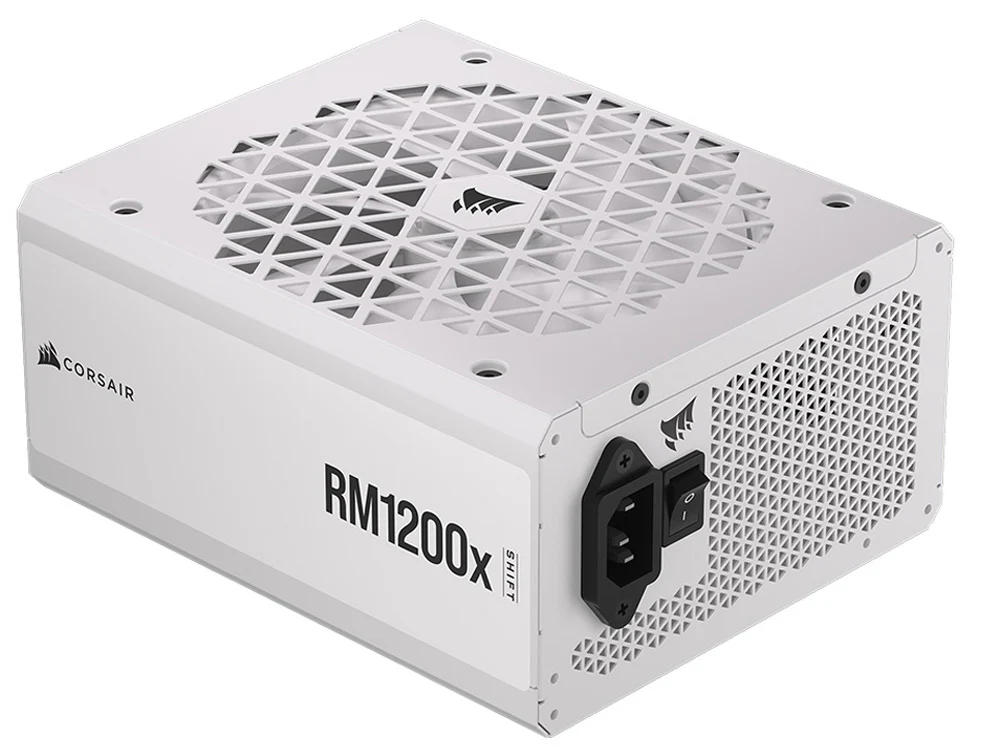 Corsair RM1200x SHIFT 1200W 80+ Gold Modular ATX Power Supply (White) - Image 2