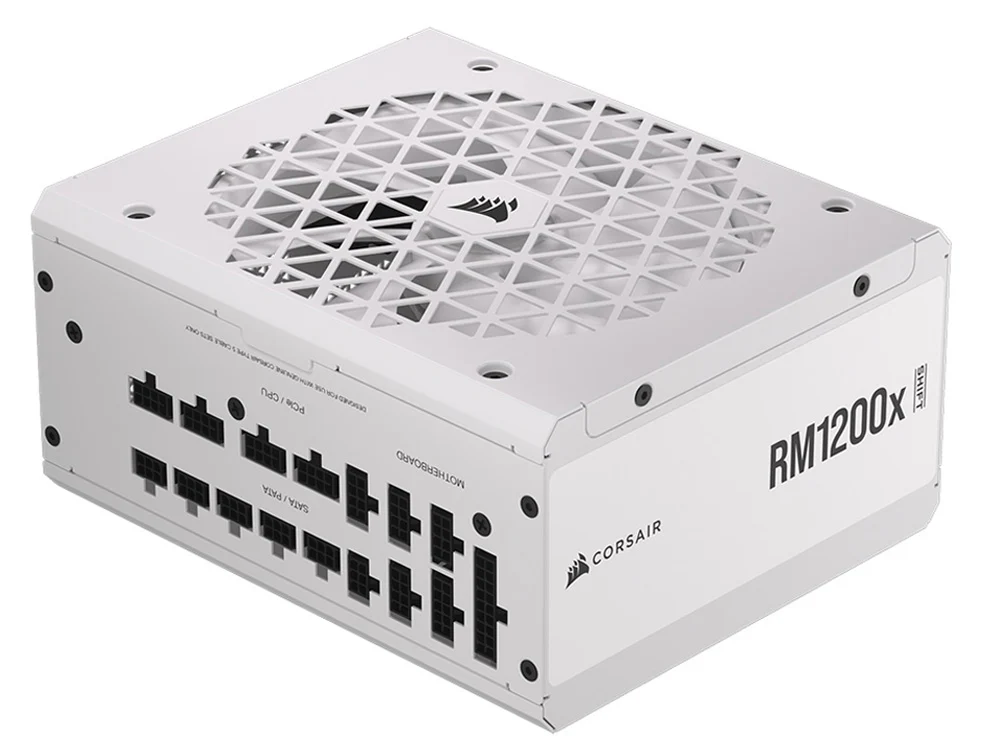Corsair RM1200x SHIFT 1200W 80+ Gold Modular ATX Power Supply (White) - Image 4