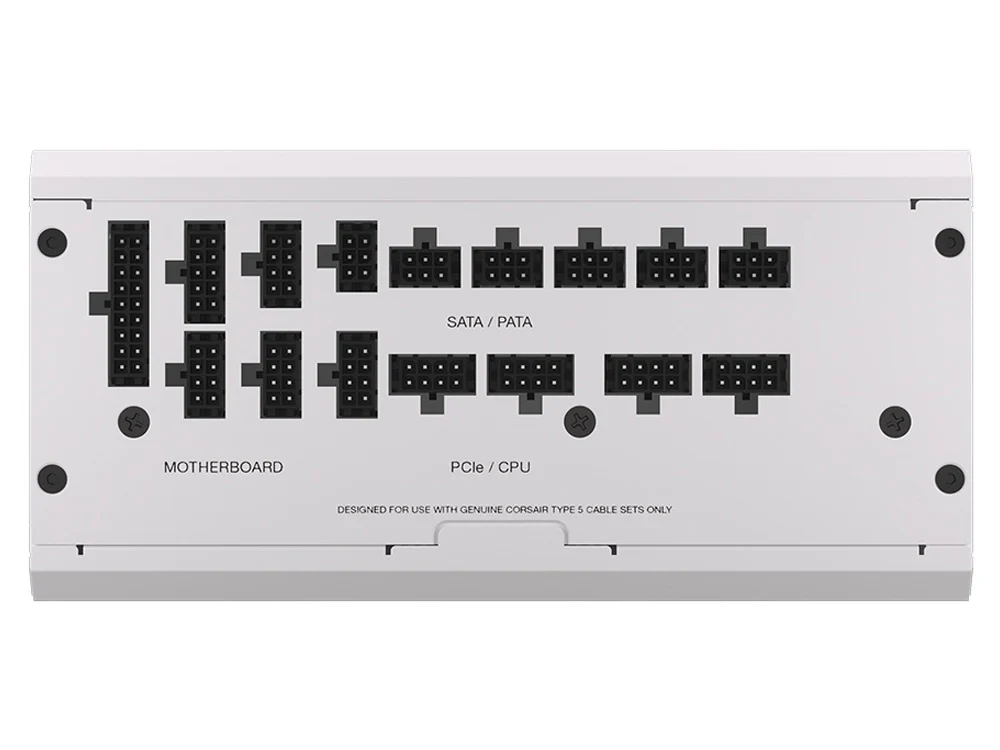 Corsair RM1200x SHIFT 1200W 80+ Gold Modular ATX Power Supply (White) - Image 5