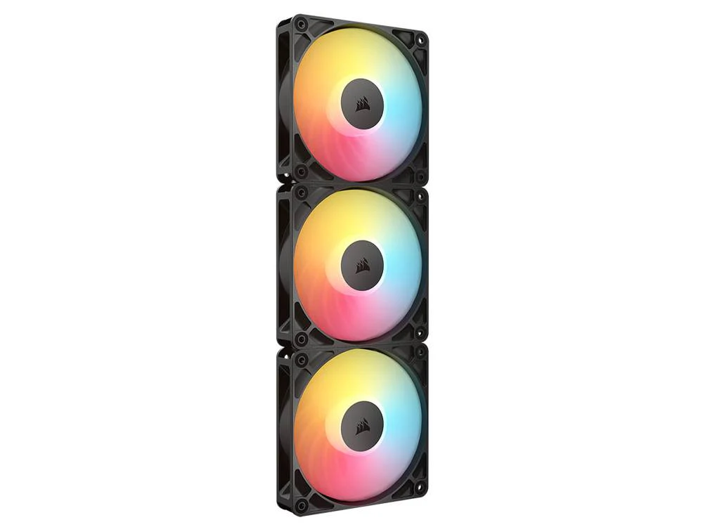 Corsair RS120-R ARGB 120mm PWM Reverse Fan 3-Pack (Black) - Image 5