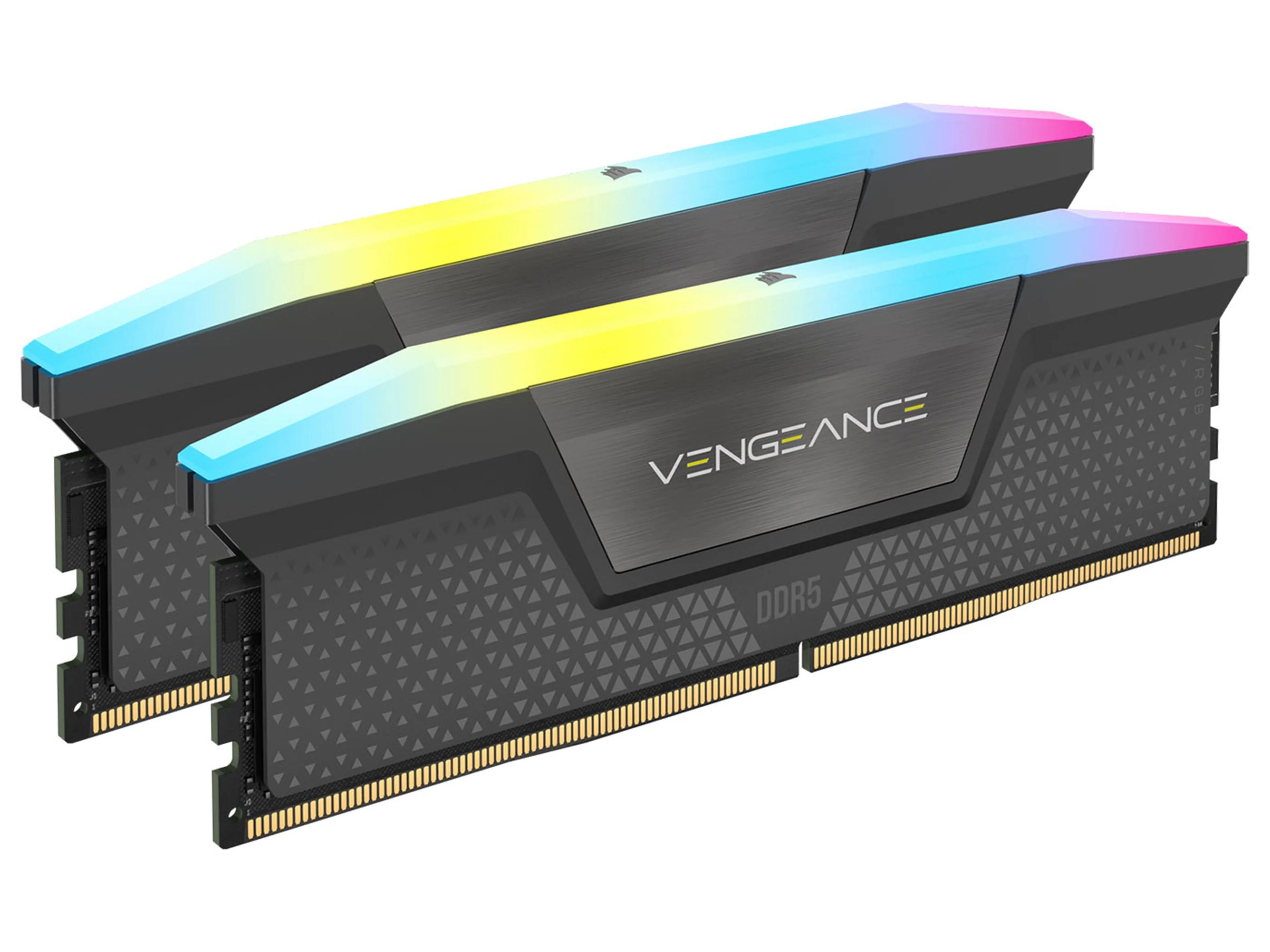 Corsair Vengeance RGB 6000MHz DDR5 RAM 32GB (2x16GB) Grey - Image 2