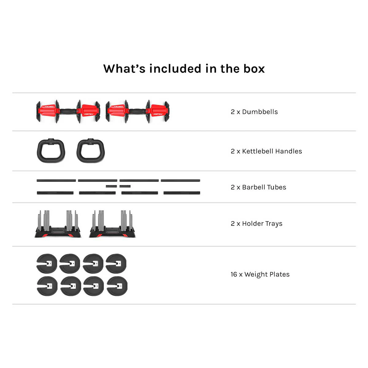 CORTEX Revolock V2 Adjustable Dumbbell Set 48kg - Image 8