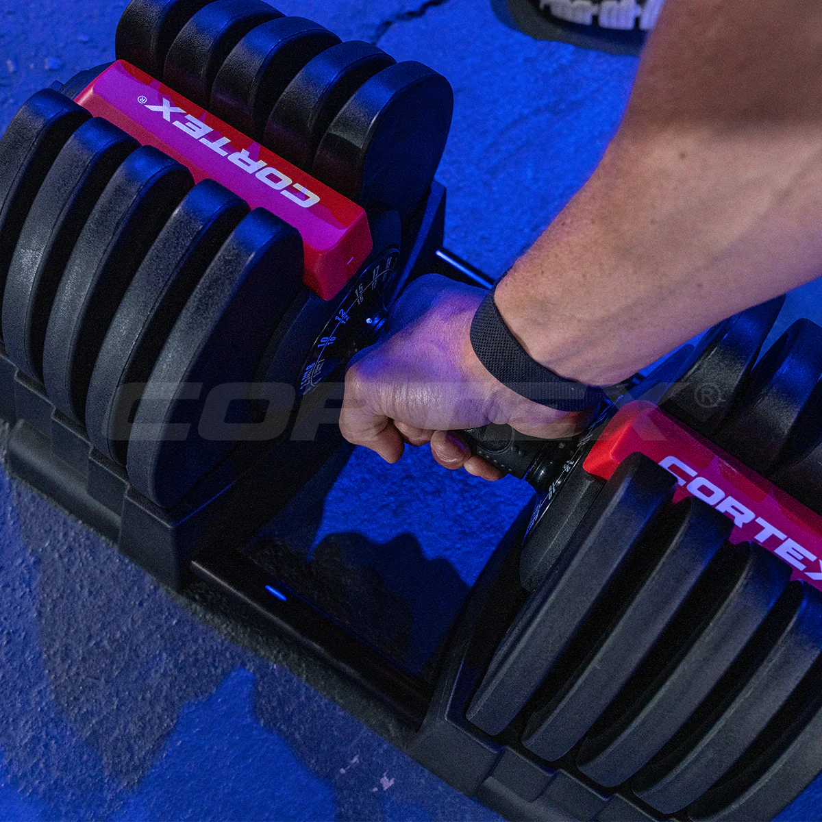 CORTEX Revolock V2 Adjustable Dumbbell Set 80kg - Image 6