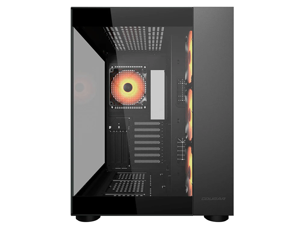 Cougar FV150 RGB Dual Chamber ATX Mid-Tower Case - Black - Image 3
